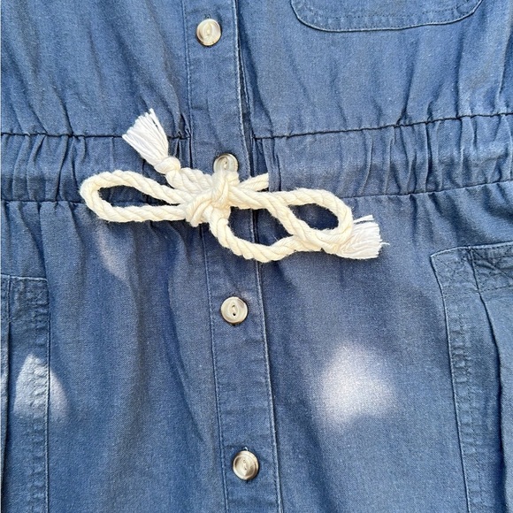 UNIVERSAL THREAD LINEN BLEND ROMPER - Picture 4 of 7